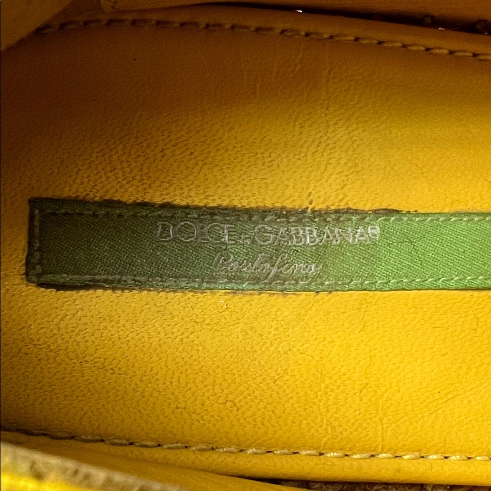 Dolce & Gabbana Portofino Italia Espadrille Loafer Size 9 - Picture 7 of 9